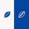 Afl, Australia, Football, Rugby, Rugby Ball, Sport, Sydney Line and Glyph Solid icon Blue banner Line and Glyph Solid icon Blue