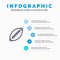 Afl, Australia, Football, Rugby, Rugby Ball, Sport, Sydney Line icon with 5 steps presentation infographics Background