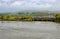 Afon glaslyn river bridge near porthmadog north wales