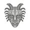 africa African ethnic mask ai generated