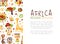 Africa Banner Original Design, Traditional African Culture Symbols Seamless Pattern and Text, Card, Brochure, Poster