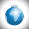 Africa Christmas Ball Planet Earth