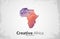 Africa. Creative logo design. map