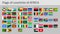 Africa flags big set