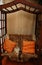 Africa- Garden Gazebo Lounge With Fur Blanket