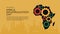 africa industrialization day banner template vector