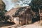Africa malagasy huts north Madagascar