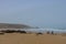 Africa, Morocco, spring, March 2018 west coast, ocean coast, people walking along the coast