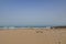 Africa, Morocco, spring, March 2018 west coast, ocean coast, people walking along the coast