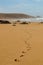 Africa, Morocco, spring, March 2018 west coast, ocean coast, people walking along the coast