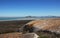 Africa- Panoramic Landscape of Langebaan Lagoon With Boulders