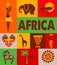 Africa - poster and background