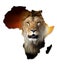 Africa Wildlife Map Design