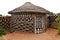 African adobe hut