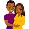 African American Couple Expecting Baby