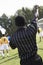 An African American Football Referee