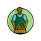African American Green Grocer Greengrocer Mascot