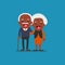 African american people - Retired elderly senior age