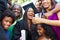 African American Student Celebrates Graduation