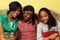 African American teenage sisters