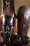 African art and sculptures made of ebony wood carving