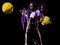 African basketball player man isolated black background