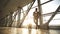 African Businessman Checking Time Waiting for Flight Standing in Airport