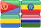 African Buttons: Eritrea, Ethiopia, Gabon, Gambia