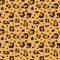 African cheetah, leopard fur vector seamless texture, fabric print