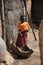 African children in a village