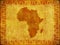 African Continent Grunge Background