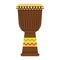 African Djembe Drum flat icon, music