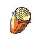 African djembe drum hand drawn icon