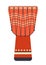 African djembe drum vector icon. Drum flat icon