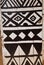 African door with tribal paining