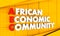 African Economic Community acronym