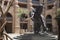 African elephant head relief, artificial rocks in Sun City, South Africa