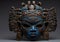 African exotic ornamental tribal mask