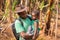 African father happy hugs his toddler daughter, love between father and daughter, Father`s day concept