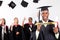 African graduate at graduation