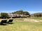 African holiday huts with a braai area