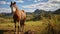 African-inspired Horse In Madagascar: Striped, Iconic, Adventure-themed