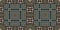 African kente cloth patchwork effect border pattern. Seamless geometric quilt fabric edging trim background. Patched