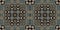 African kente cloth patchwork effect border pattern. Seamless geometric quilt fabric edging trim background. Patched