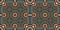 African kente cloth patchwork effect border pattern. Seamless geometric quilt fabric edging trim background. Patched