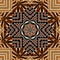 African kente cloth patchwork effect pattern. Seamless geometric quilt fabric all over background. Patched boho rug