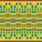 African Kente cloth. Tribal geometric print