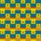 African Kente cloth. Tribal geometric print