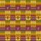 African Kente cloth. Tribal geometric print
