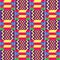 African Kente style vector seamless textile pattern, tribal design inspired by textiles from Africa